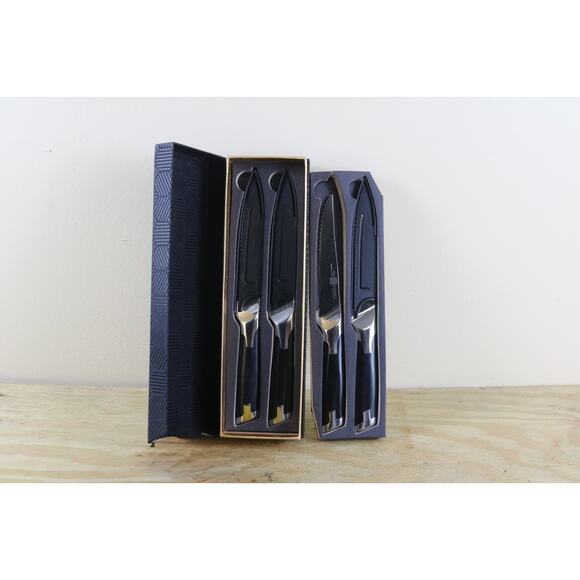 New Foxel 4 Steak Knives VG10 German Stainless Steel 4.5 Open Box - Picture 1 of 4